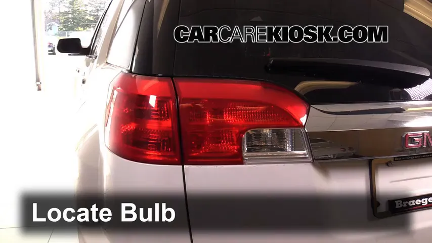 2016 GMC Terrain SLT 3.6L V6 FlexFuel Lights Reverse Light (replace bulb)